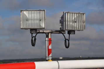 Halogen Strahler Hubschrauberlandeplatz